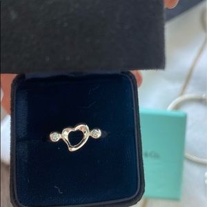 Tiffany Open Heart Ring